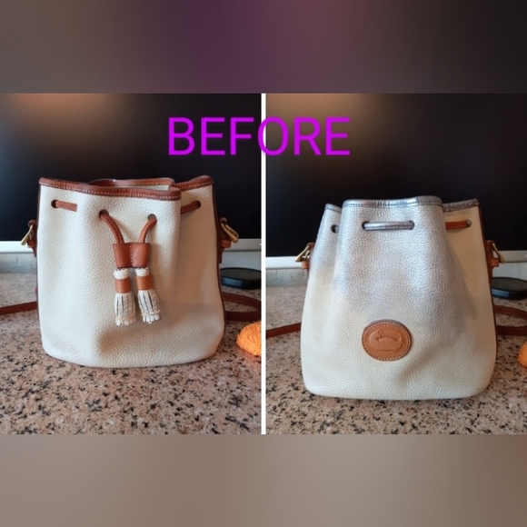 Dooney & Bourke 1980's Drawstring Bag. - Picture 16 of 16